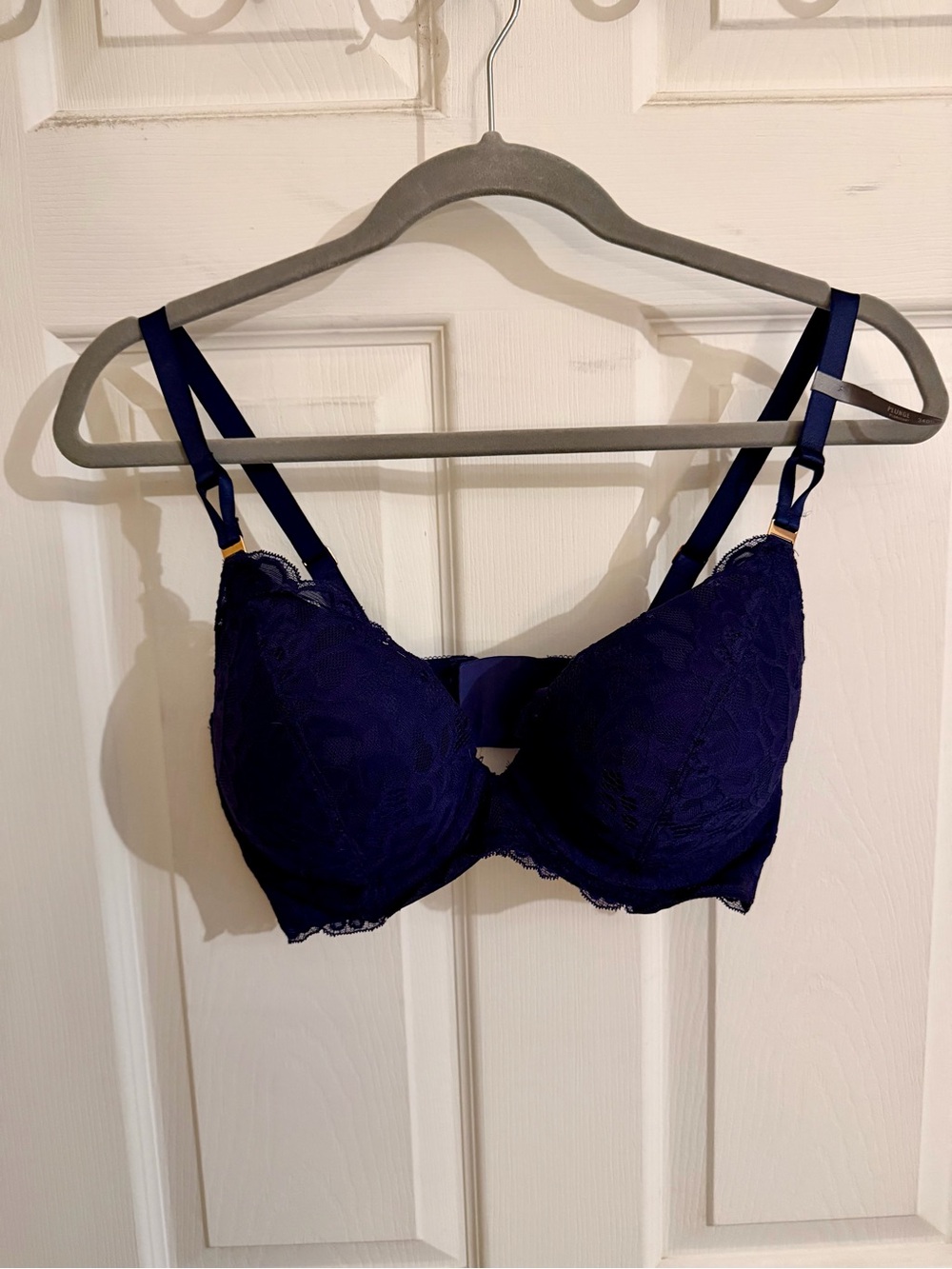 aerie Lace Underwire Bra in Deep Indigo